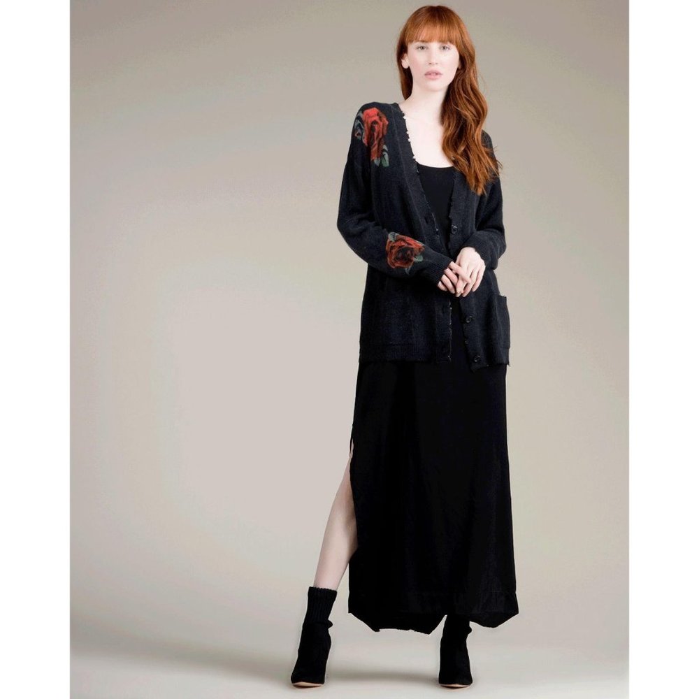 27 Miles Anthropologie Rose 100% Cashmere Cardigan